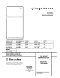 COVER Diagram and Parts List for FRT18IB4AT4  Frigidaire Refrigerator