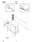 SYSTEM Diagram and Parts List for MFC05M0BW5  Frigidaire Freezer