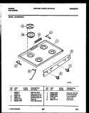 COOKTOP PARTS Diagram and Parts List for CGC3M4WXD  Gibson Range