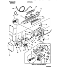 ICE MAKER / INSTALLATION COMPONENTS Diagram and Parts List for WRT21FGAZ2  Frigidaire Refrigerator
