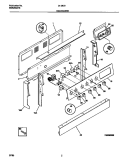 BACKGUARD Diagram and Parts List for 31-2872-23-03  Tappan Range