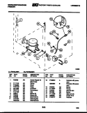 SYSTEM PARTS Diagram and Parts List for FU168LRW1  Frigidaire Freezer