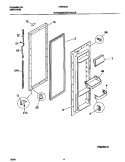 Part Location Diagram of 215390401 Frigidaire PANEL-INNER DOOR