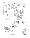 BODY Diagram and Parts List for FGF337ABC  Frigidaire Range