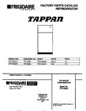COVER Diagram and Parts List for TRT18NREW1  Tappan Refrigerator