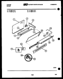 SPLASHER CONTROL Diagram and Parts List for 77-4987-00-03  Tappan Microwave Oven Combo