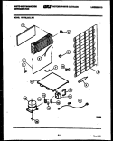 SYSTEM AND AUTOMATIC DEFROST PARTS Diagram and Parts List for RT175LCV0  Frigidaire Refrigerator