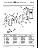 ELECTRICAL PARTS Diagram and Parts List for AS147R1A1  Frigidaire Air Conditioner