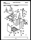 CABINET PARTS Diagram and Parts List for WA27F4WAFB  Gibson Washer