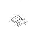 DRAWER Diagram and Parts List for KF350GDD3  Frigidaire Wall Oven