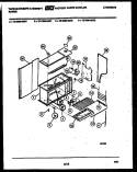 UPPER BODY PARTS Diagram and Parts List for 72-3989-00-01  Tappan Range