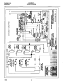 WIRING DIAGRAM Diagram and Parts List for FCS388WHCC  Frigidaire Range