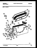 CHEST FREEZER PARTS Diagram and Parts List for CFS16DW7  Frigidaire Freezer