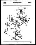 BURNER, MANIFOLD AND GAS CONTROL Diagram and Parts List for 32-2642-08-01  Tappan Range