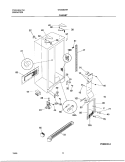 CABINET Diagram and Parts List for GRS26ZRHW6  Gibson Refrigerator