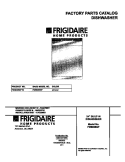 COVER Diagram and Parts List for FDB636GFT0  Frigidaire Dishwasher