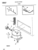 SYSTEM Diagram and Parts List for MFC09M3FW1  Frigidaire Freezer