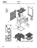 BODY Diagram and Parts List for GGF325BBWC  Gibson Range