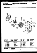 AIR HANDLING PARTS Diagram and Parts List for S418C2SB  Kelvinator Air Conditioner