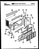 CABINET PARTS Diagram and Parts List for AK18E7RTBA  Gibson Air Conditioner
