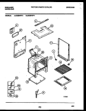 BODY PARTS Diagram and Parts List for G32BNW3  Frigidaire Range