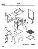 BODY Diagram and Parts List for FGF316WGSA  Frigidaire Range