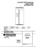 COVER Diagram and Parts List for MRS26LGJC1  Uni Refrigerator