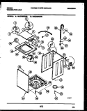 CABINET PARTS Diagram and Parts List for WA27M4WXFB  Gibson Washer