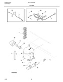 SYSTEM Diagram and Parts List for WFC15K2BW2  Westinghouse Freezer