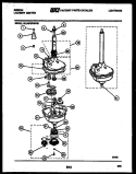 TRANSMISSION PARTS Diagram and Parts List for WL24F2WWMB  Gibson Washer