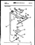 BURNER, MANIFOLD AND GAS CONTROL Diagram and Parts List for 30-1049-00-04  Tappan Range