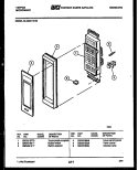 CONTROL PANEL Diagram and Parts List for 56-2690-10-16  Tappan Microwave