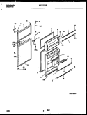 Part Location Diagram of 215915541 Frigidaire HANDLE-DOOR
