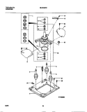 WASHER - DRIVE CONNECTION Diagram and Parts List for MLCE52RCS0  Tappan Washer