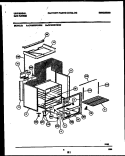 BODY PARTS Diagram and Parts List for CP200SP2D2  Frigidaire Range