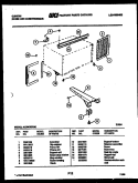 CABINET AND INSTALLATION PARTS Diagram and Parts List for AM09C6EVA1  Gibson Air Conditioner