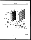 SYSTEM AND AUTOMATIC DEFROST PARTS Diagram and Parts List for FPCI19VPL1  Frigidaire Refrigerator