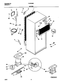 SYSTEM Diagram and Parts List for F44N18MGD0  Frigidaire Refrigerator