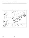 Part Location Diagram of 5304525647 Frigidaire FRONT ASSEMBLY