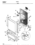 DOOR Diagram and Parts List for DW1800Y0  Frigidaire Dishwasher