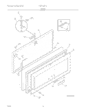 Part Location Diagram of 216129830 Frigidaire LID