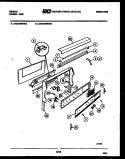 BACKGUARD Diagram and Parts List for CGC4S8WXD  Gibson Range