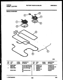 BROILER PARTS Diagram and Parts List for 31-3349-00-05  Tappan Range