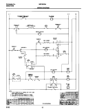 WIRING DIAGRAM Diagram and Parts List for WEF357BAWC  Frigidaire Range