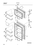 Part Location Diagram of 240409906 Frigidaire PANEL-Freezer  DOOR