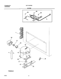 SYSTEM Diagram and Parts List for FFC13C4CW0  Frigidaire Freezer