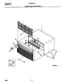 CABINET FRONT AND WRAPPER Diagram and Parts List for GAC082G7A8  Gibson Air Conditioner