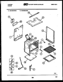 BODY PARTS Diagram and Parts List for 30-3349-00-05  Tappan Range