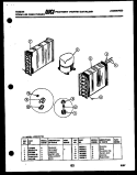 UNIT PARTS Diagram and Parts List for AG28E6RTBA  Gibson Air Conditioner