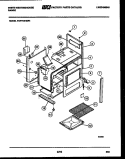 BODY PARTS Diagram and Parts List for PGF716HXW4  Frigidaire Range